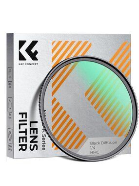 K&F Concept 55mm Black Diffusion 1/4 Lens Filter